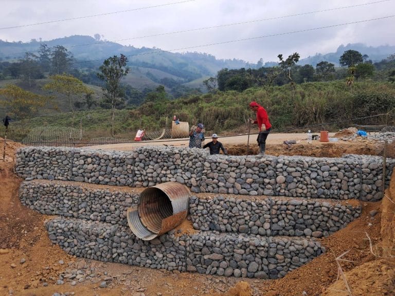 Construcción de gaviones